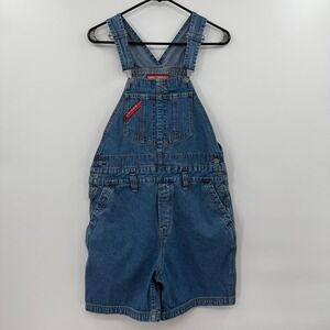 Vintage Unionbay Shortalls Womens Small Cotton Denim Overalls 90s‎ Y2K